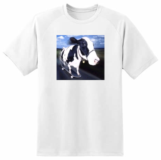 Skatin Cow Tee